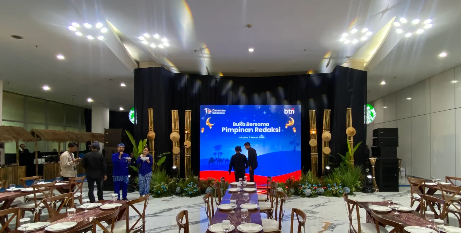 BUKBER PIMPINAN REDAKSI — BANK TABUNGAN NEGARA